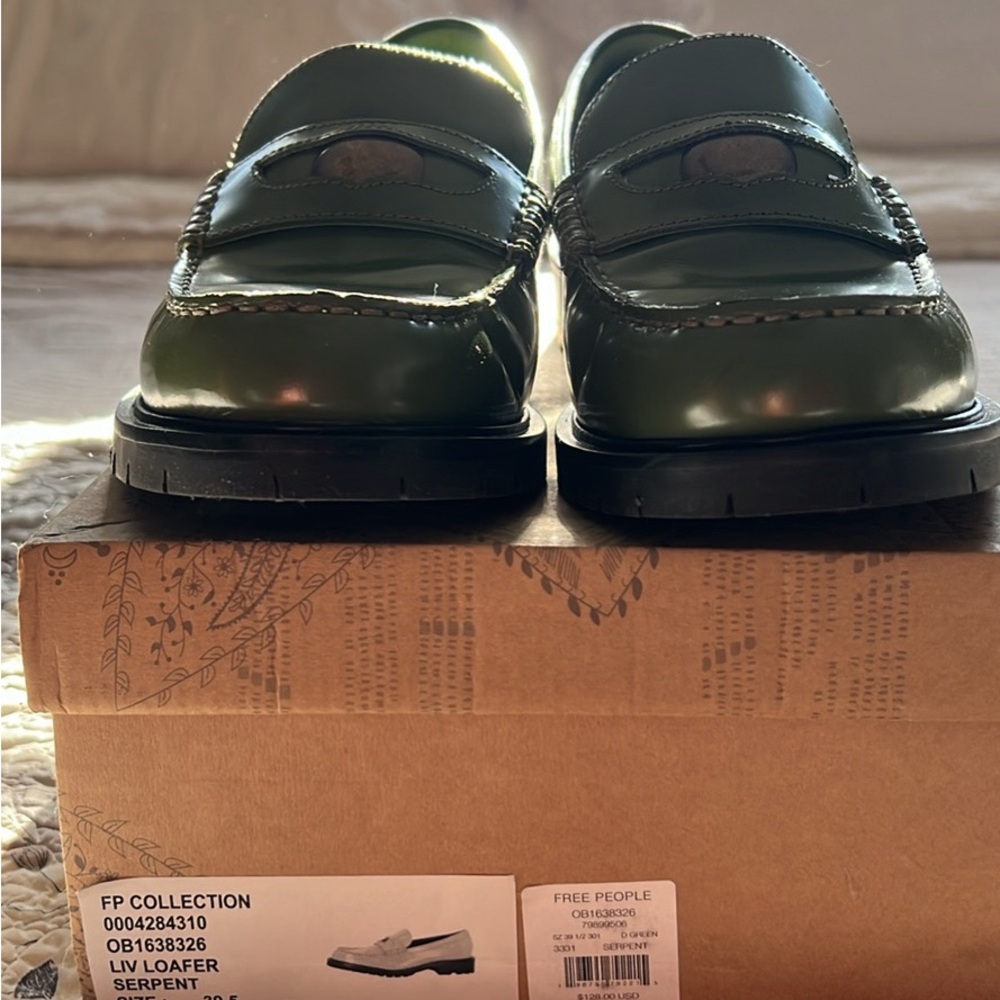 Free people loafers with lug sole